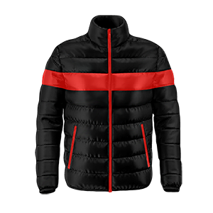Custom Padded Jacket — design preview