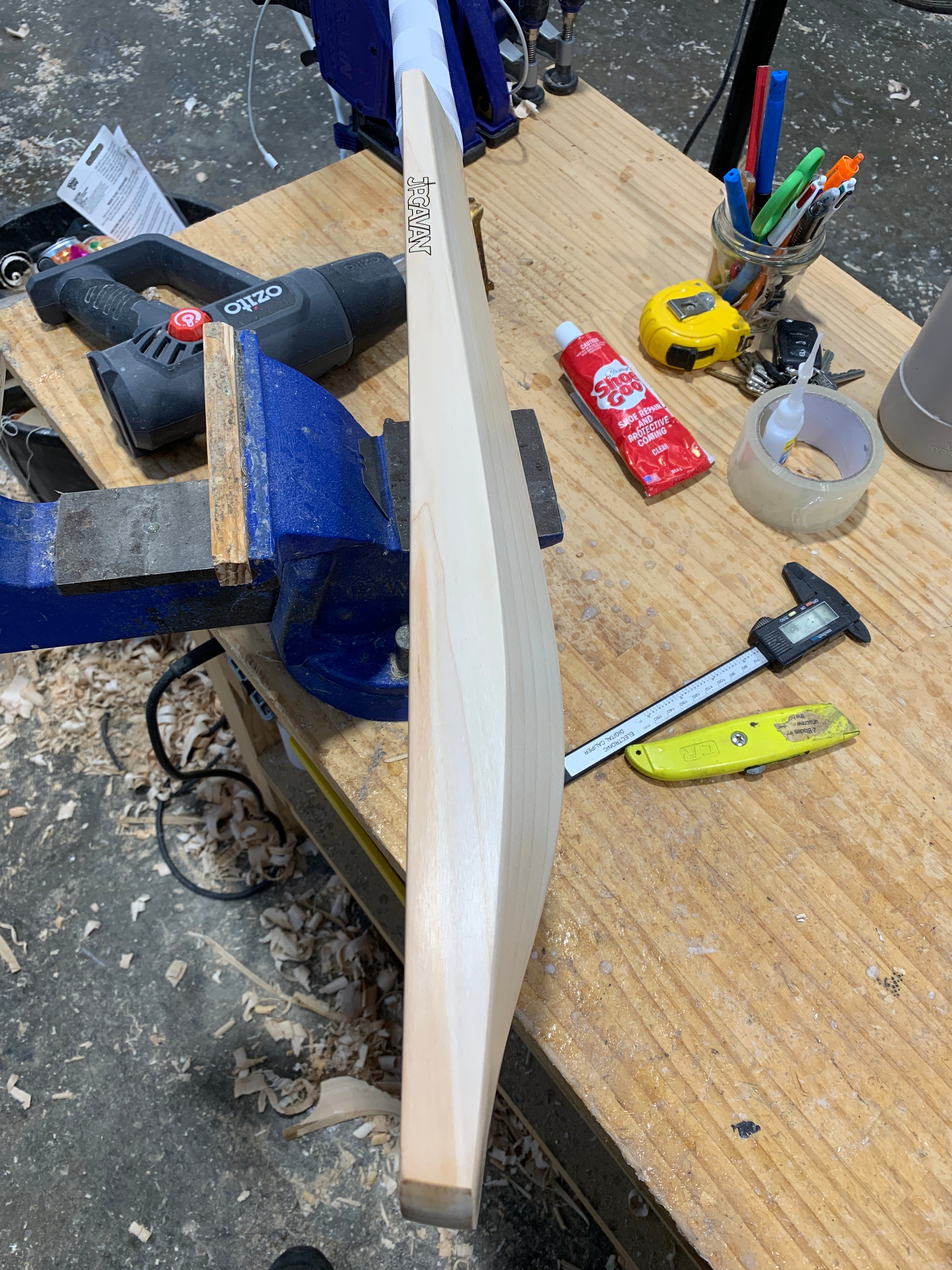 JPGavan Featherblade Cricket Bat - 158