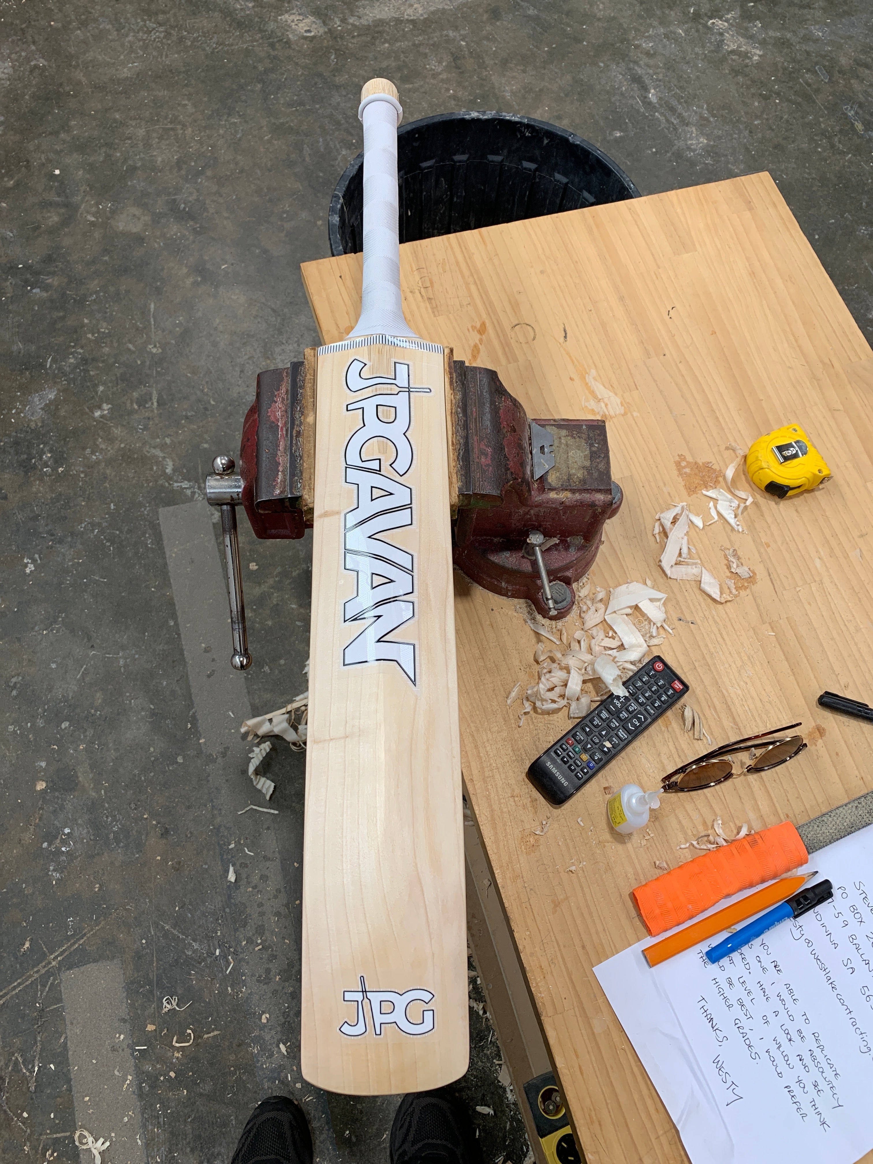 JPGavan Limited Edition Cricket Bat - 100