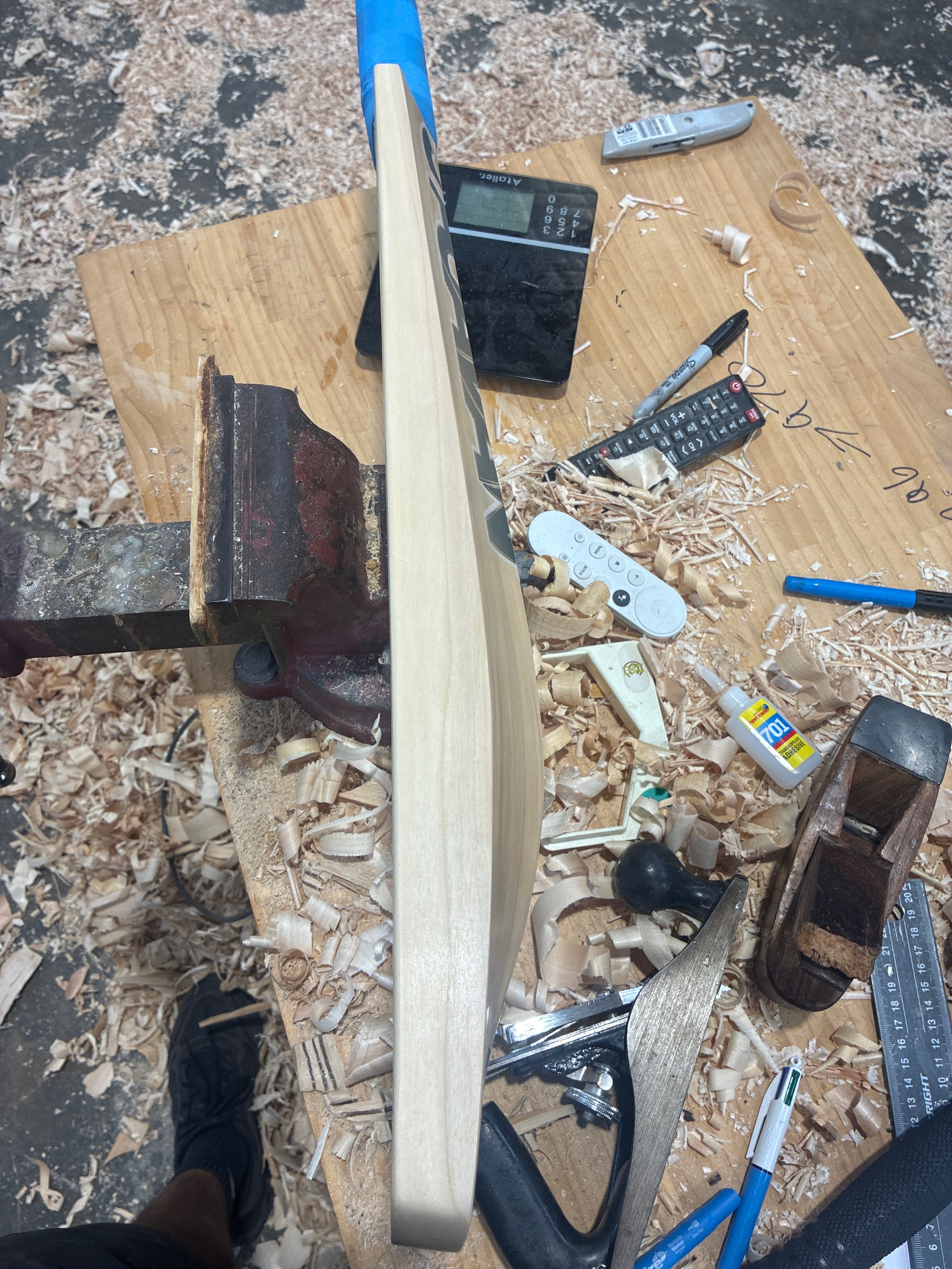 JPGavan Blue Cricket Bat - 234