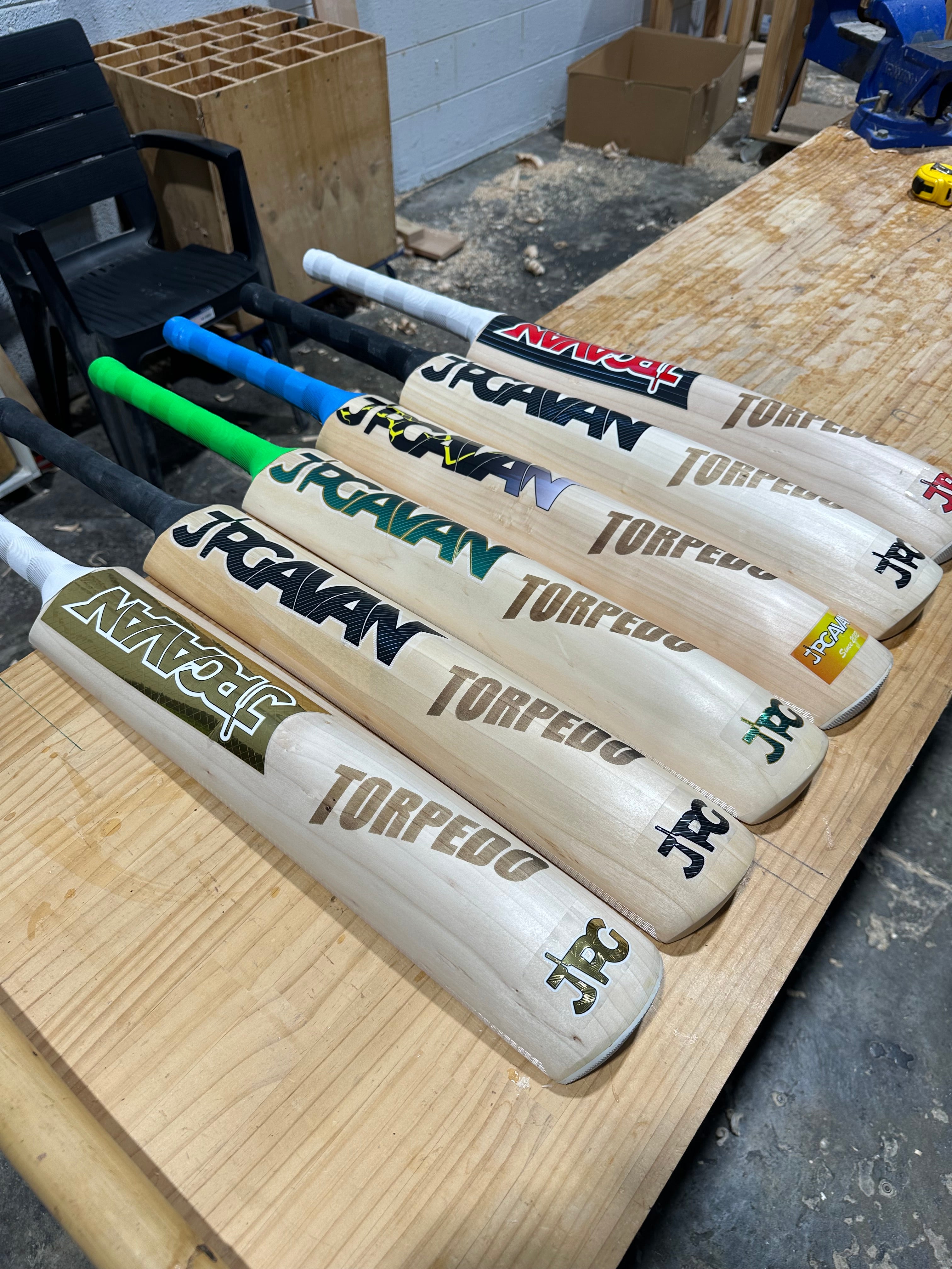 Custom JPGavan Torpedo Cricket Bat