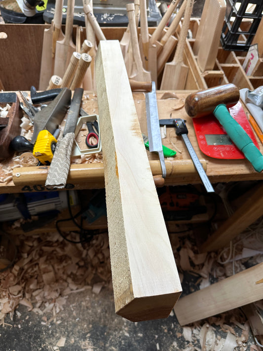 Secret Willow raw cricket bat cleft