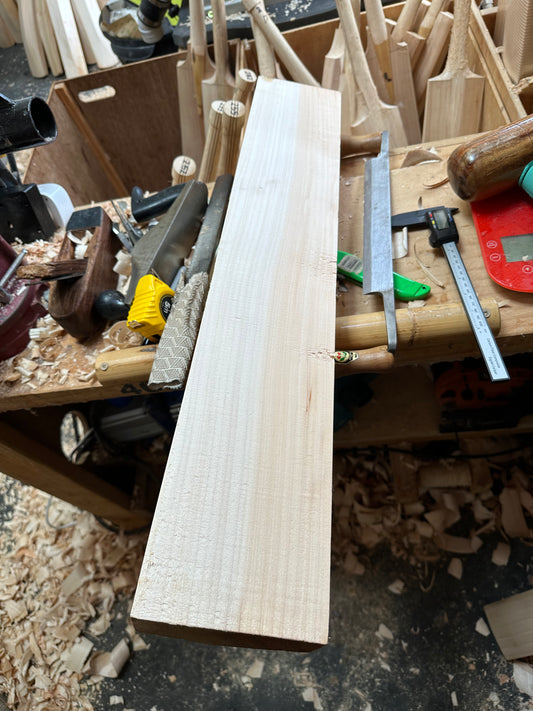 Secret Willow raw cricket bat cleft