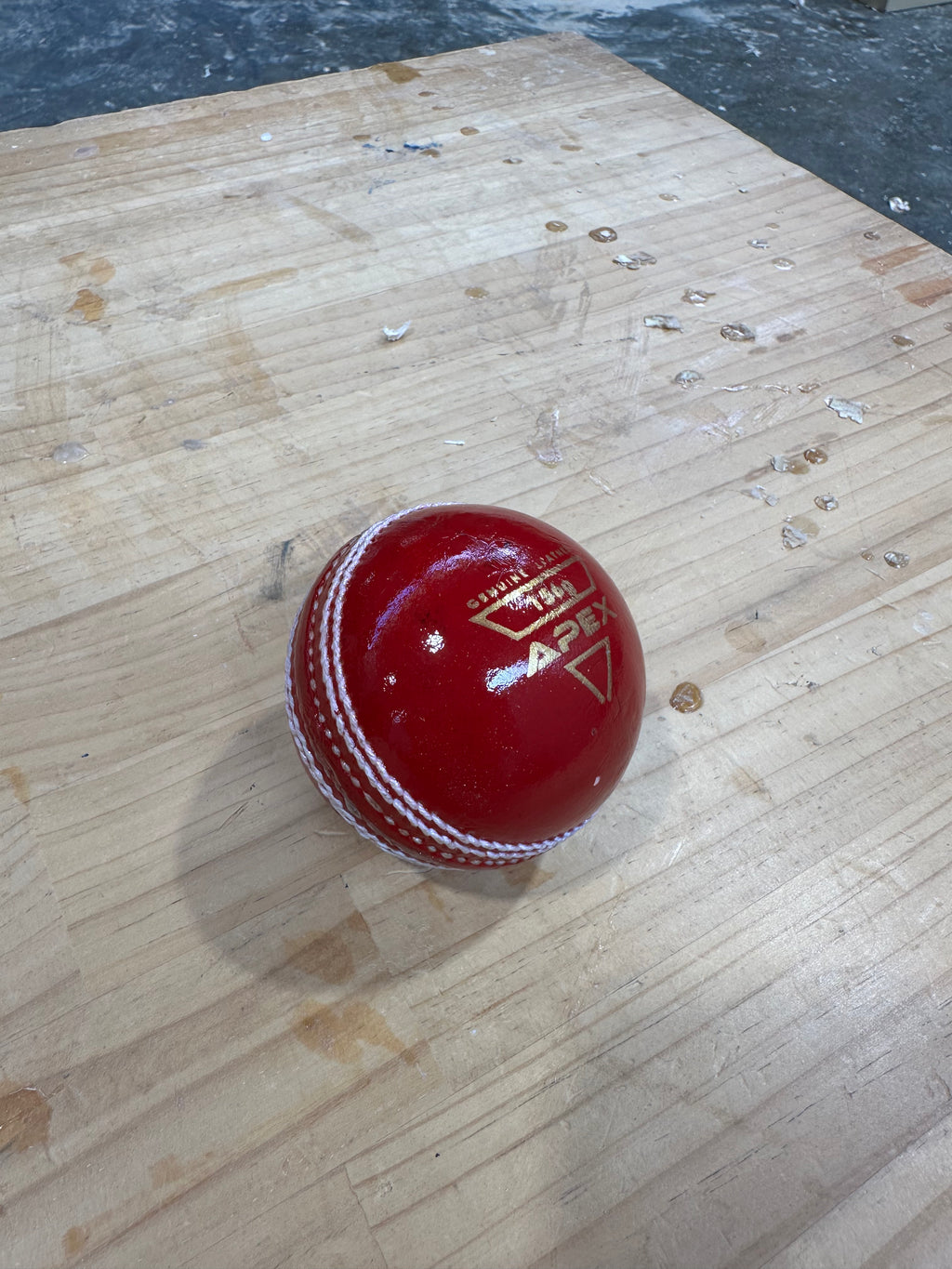 JPGavan Apex 156g leather cricket ball