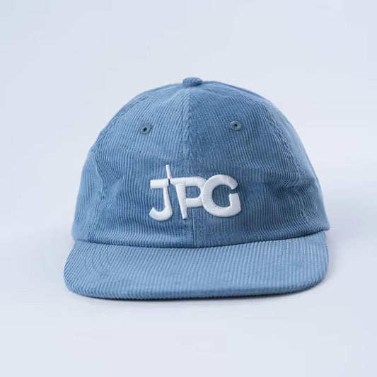 JPG corduroy hat (cool blue)