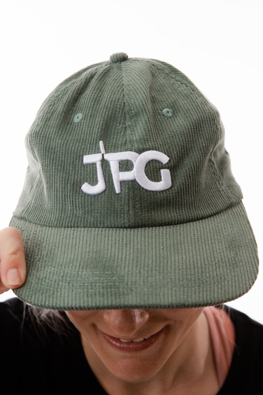 JPG corduroy hat (green)