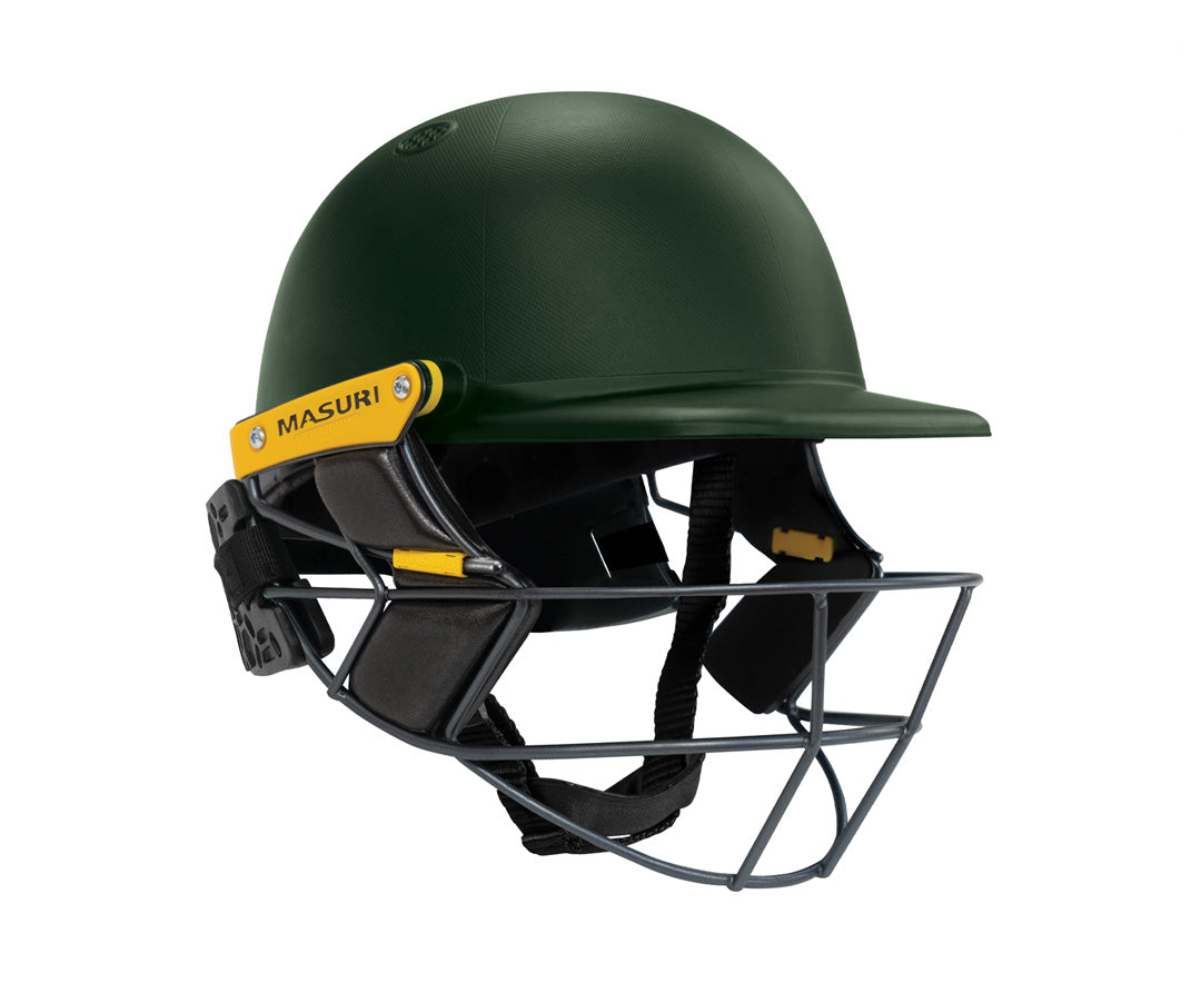 Custom Club Masuri Helmet - T Line Titanium Green (Painted Shell)