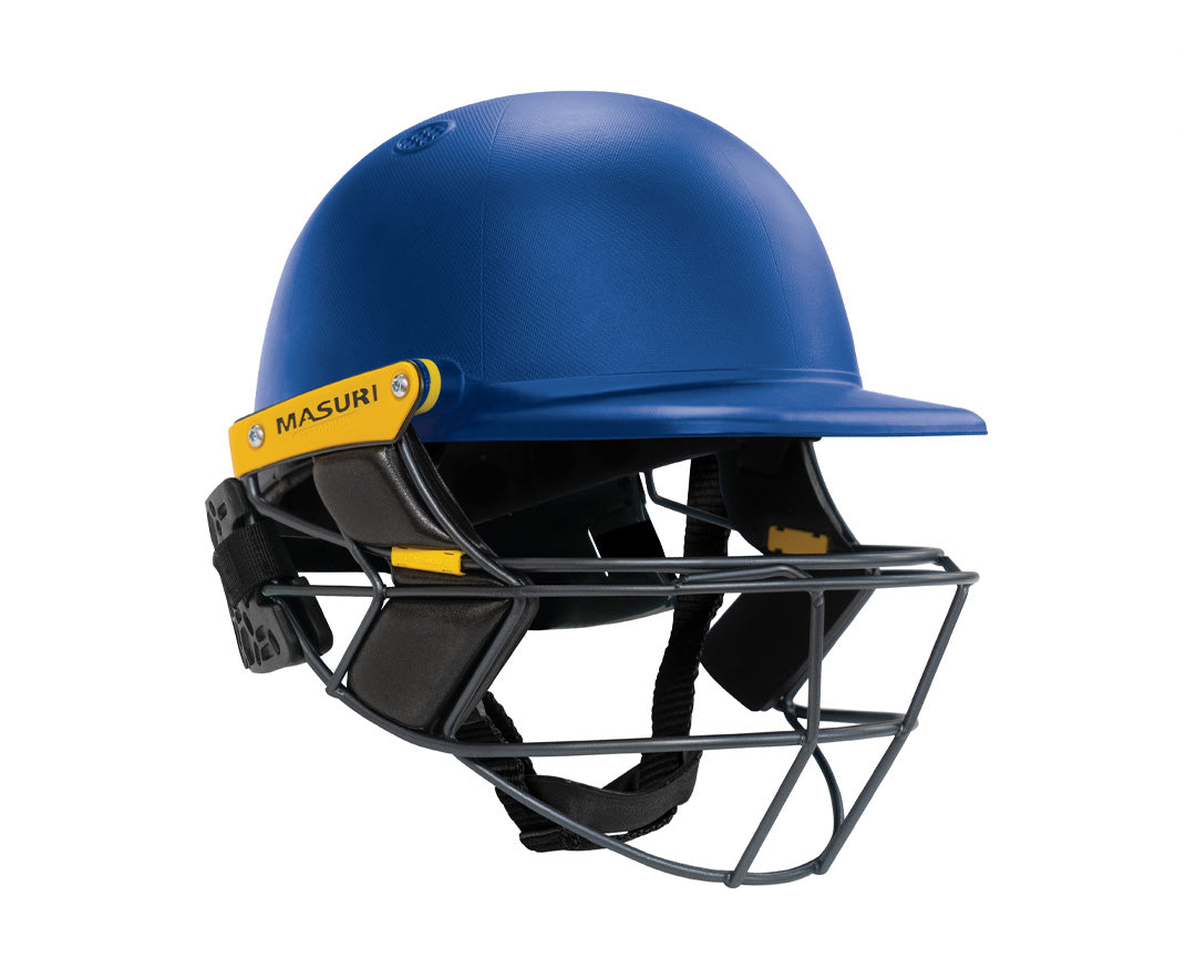 Custom Club Masuri Helmet - E Line Titanium Royal Blue (Painted Shell)