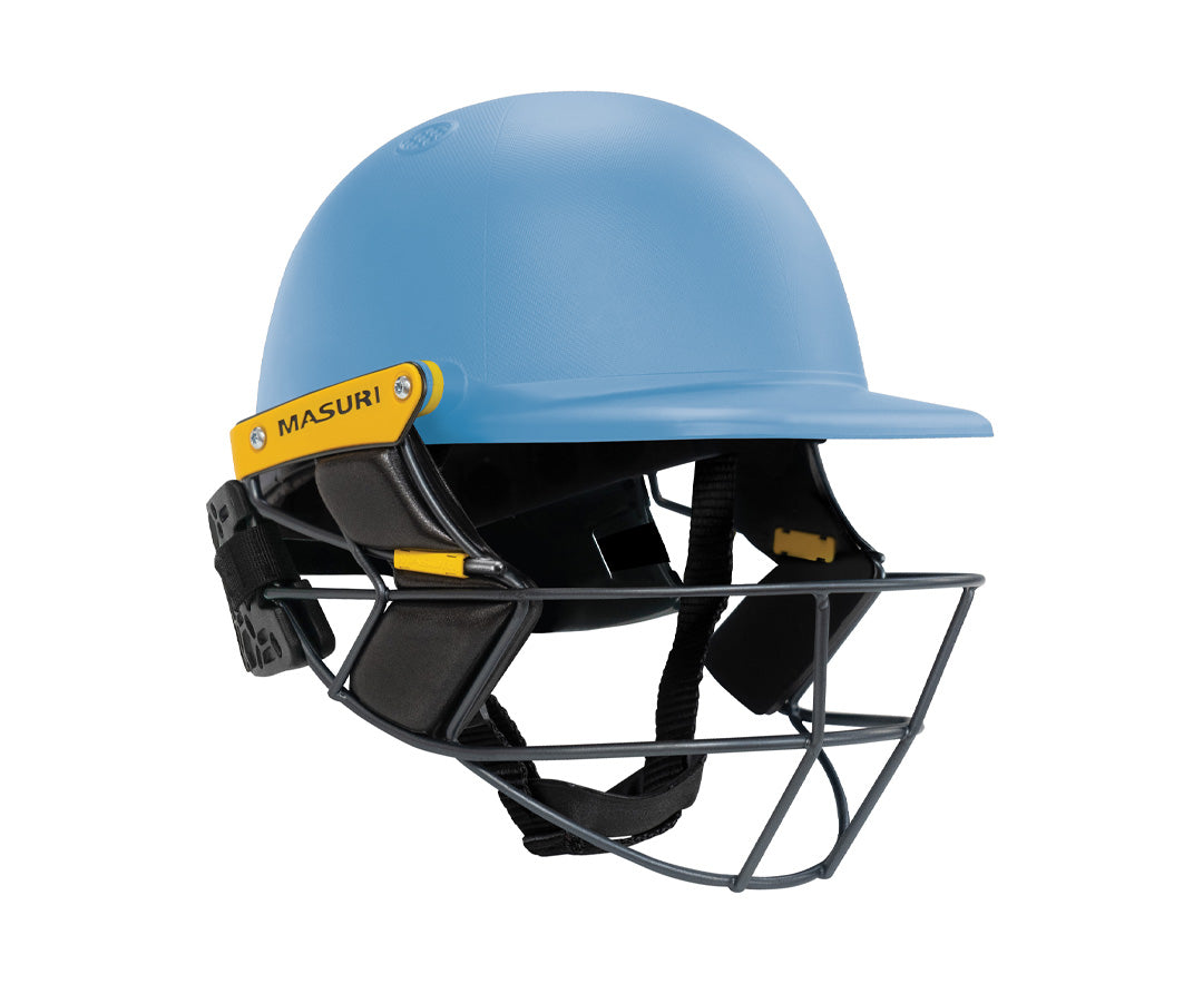 Custom Club Masuri Helmet - T Line Steel Sky Blue (Painted Shell)