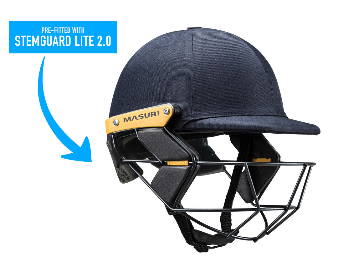Masuri T Line Steel Junior fitted with StemGuard Lite 2.0