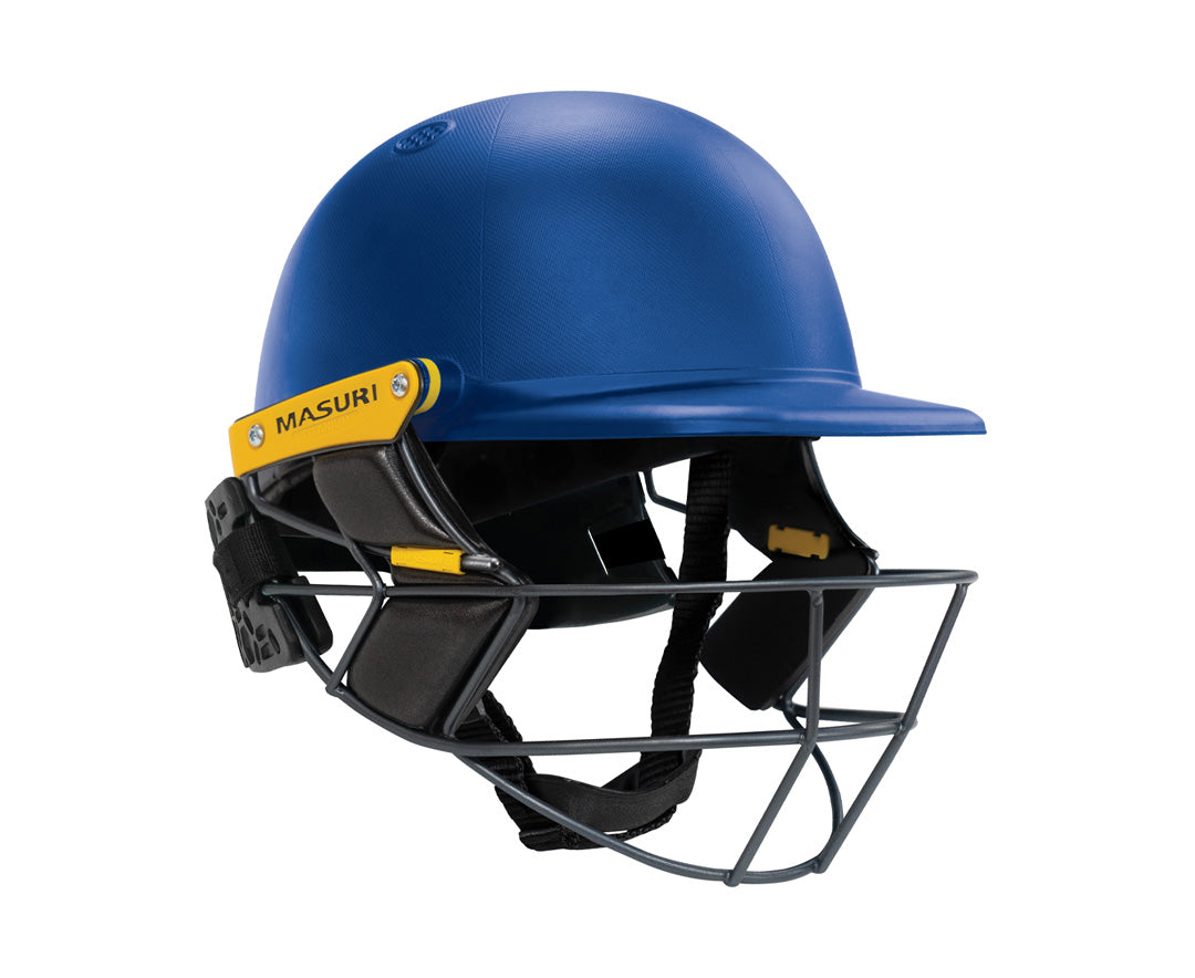 Custom Club Masuri Helmet - T Line Titanium Royal Blue (Painted Shell)