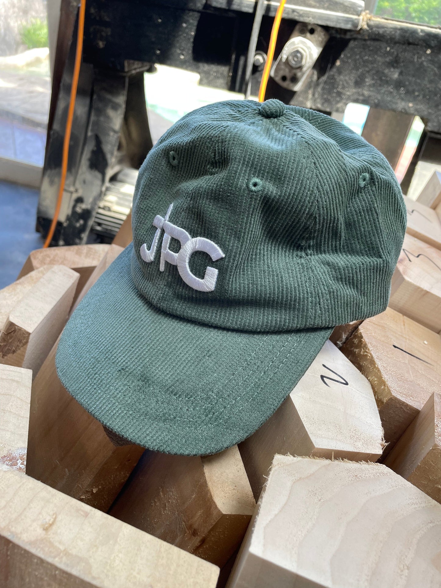 JPG corduroy hat (green)